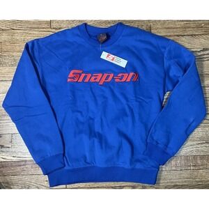 NWT Snap On Tools Crewneck Sweatshirt Pullover Embroidery Logo Men's Sz Medium